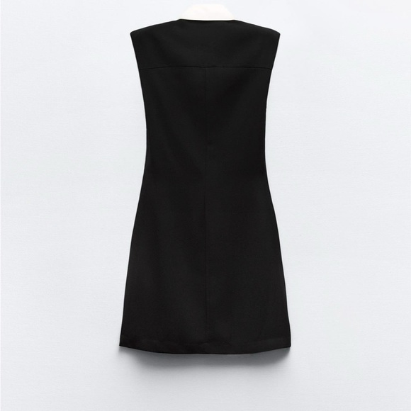 SLEEVELESS CREPE DRESS - Picture 3 of 5